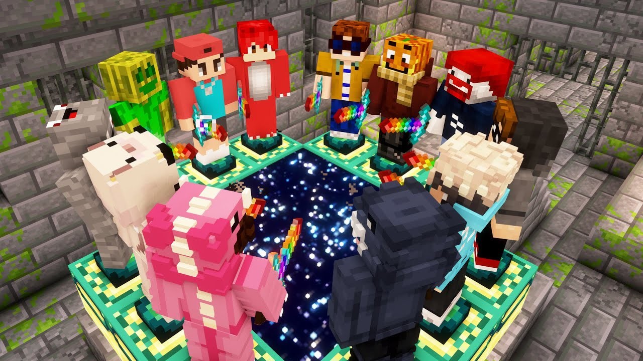 MINECRAFT durchspielen, aber MOBS HELFEN UNS!