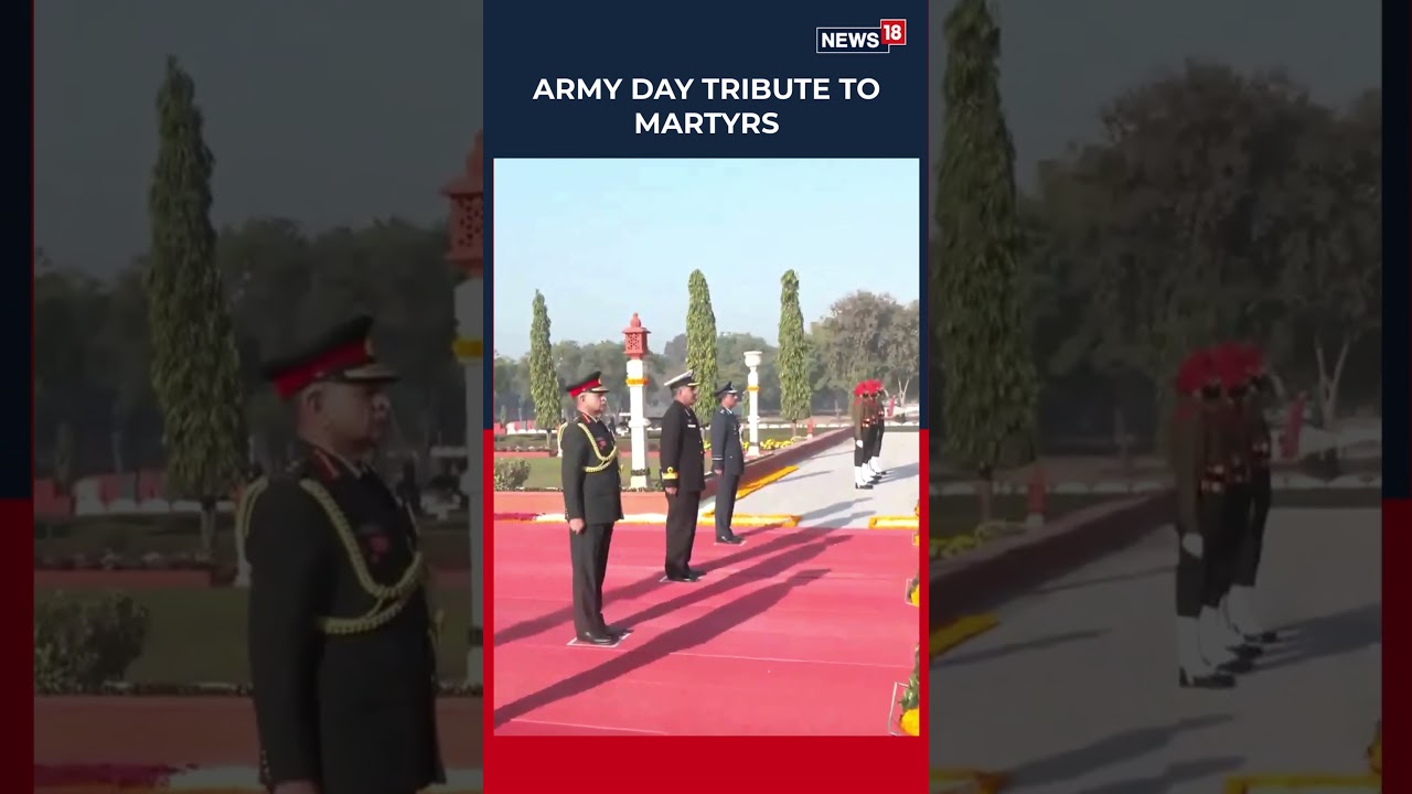 Army Day Parade 2026 |  Upendra Dwivedi and Anil Chauhan pay homage to fallen soldiers | n18s