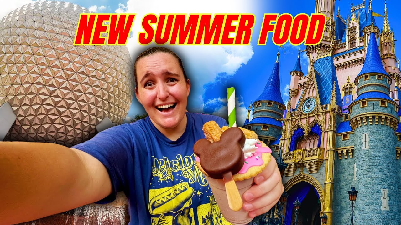 Trying NEW Summer Foods at Walt Disney World- Magic Kingdom & Epcot