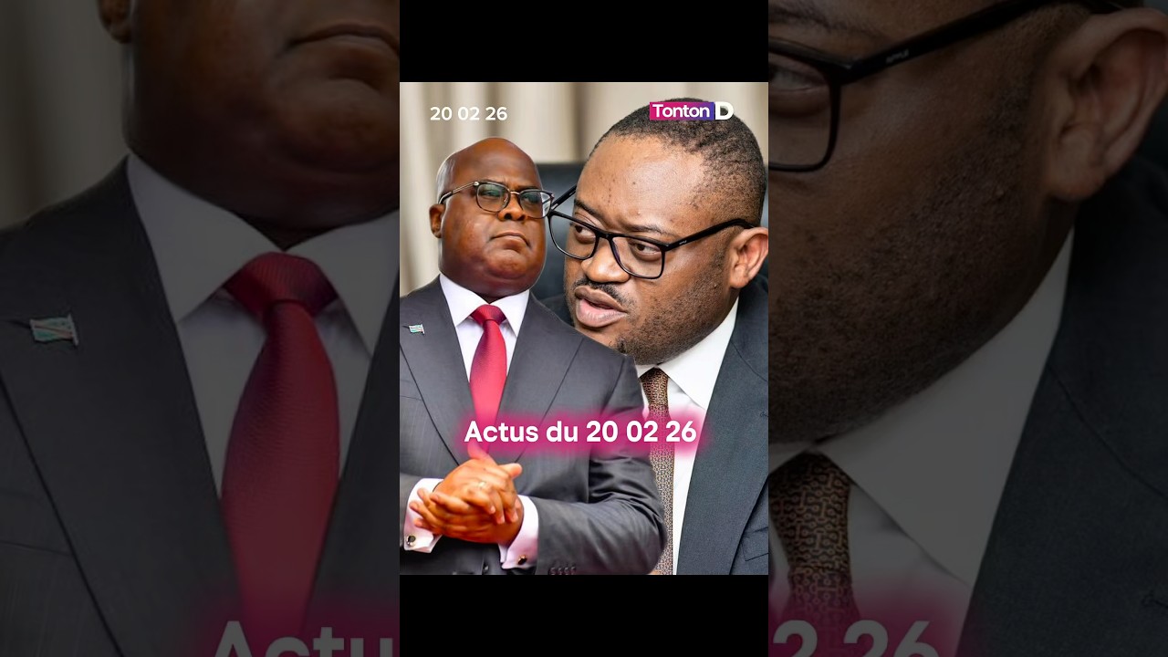 Actus du 20 02 26 #tontondtv #tontond #felixtshisekedi #kinshasa #congolais