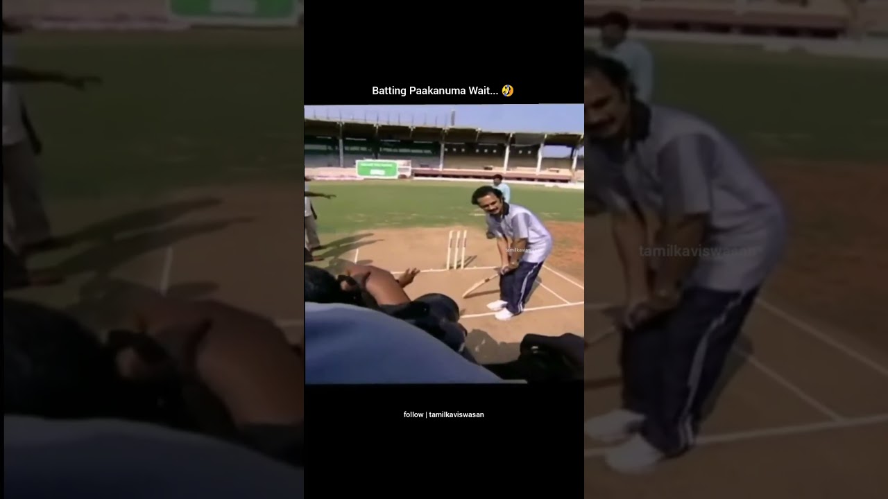 MKstalin Batting Paakanumey... 🤣 | #tamilkaviswasan
