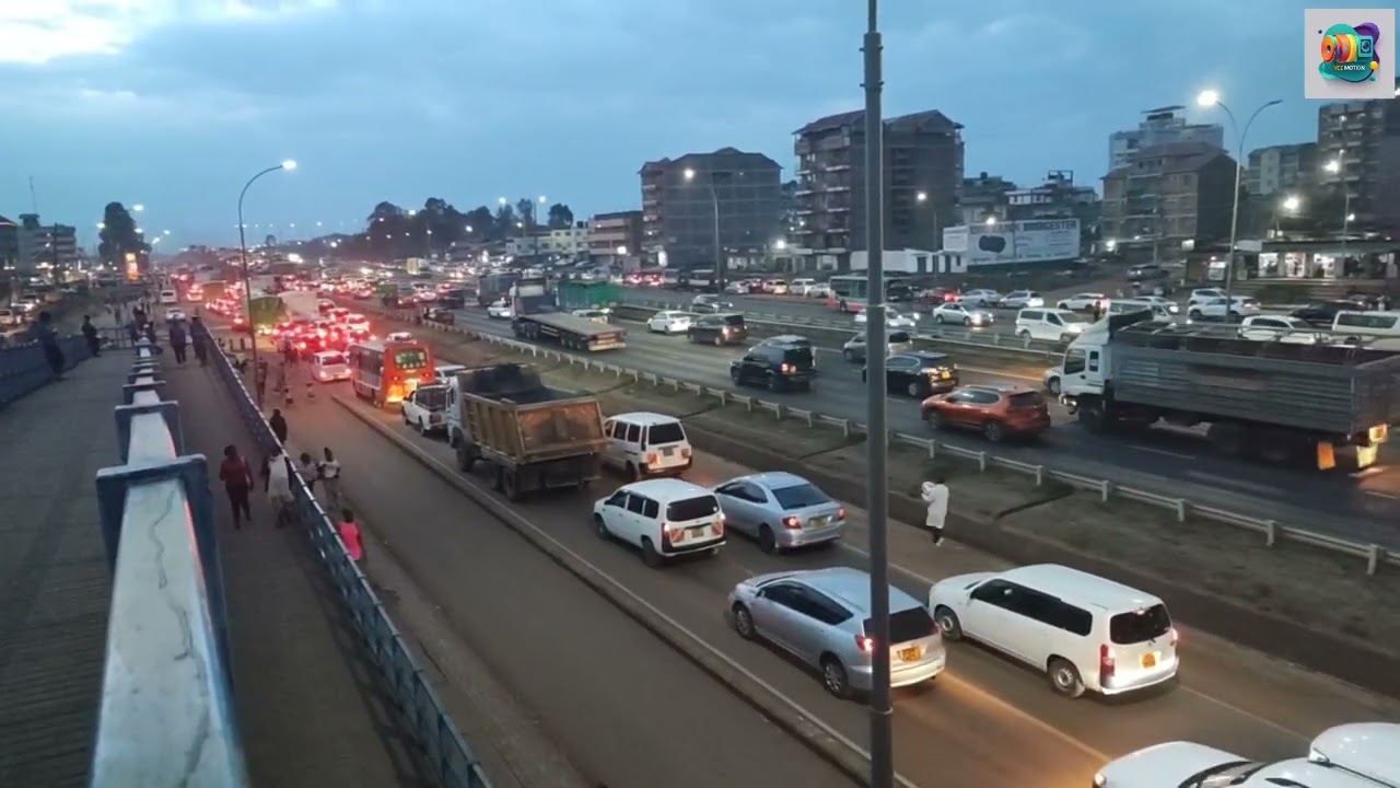 HEAVY TRAFFIC ALONG THIKA ROAD TODAY EVENING, SEPTEMBER 30TH || FROM JUJA TO RUIRU, KENYA.