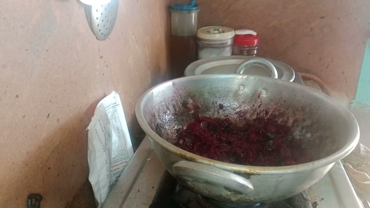 பீட்ரூட் முட்டை பொரிய