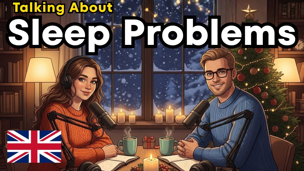 How to Talk About Sleep Problems  | Slow English Conversation