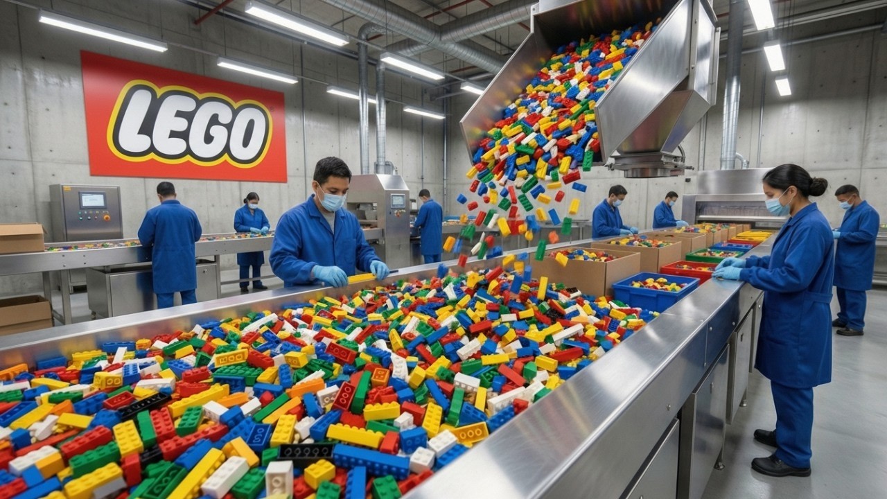 Como é Feito: Os LEGO – A INCRÍVEL Transformação do PLÁSTICO no Brinquedo Mais FAMOSO do Mundo!