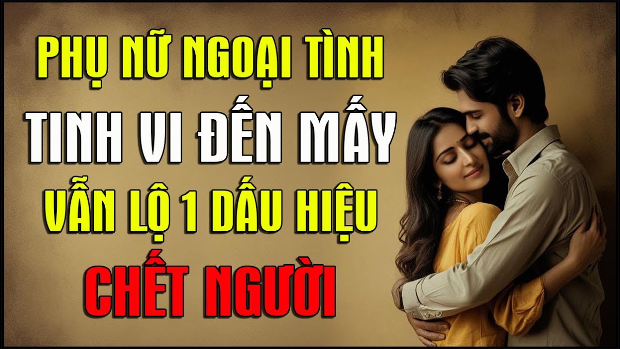 PHỤ NỮ NGOẠI TÌNH TINH VI ĐẾN MẤY – VẪN LỘ 1 DẤU HIỆU CHẾT NGƯỜI!