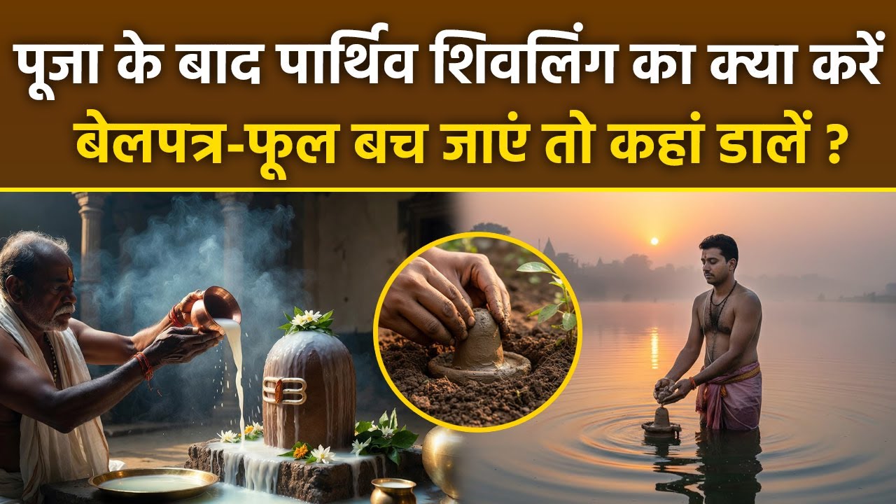 Mahashivratri 2026: महाशिवरात्रि पूजा के बाद पार्थिव शिवलिंग का क्या करें ? बेलपत्र-फूल कहां डालें