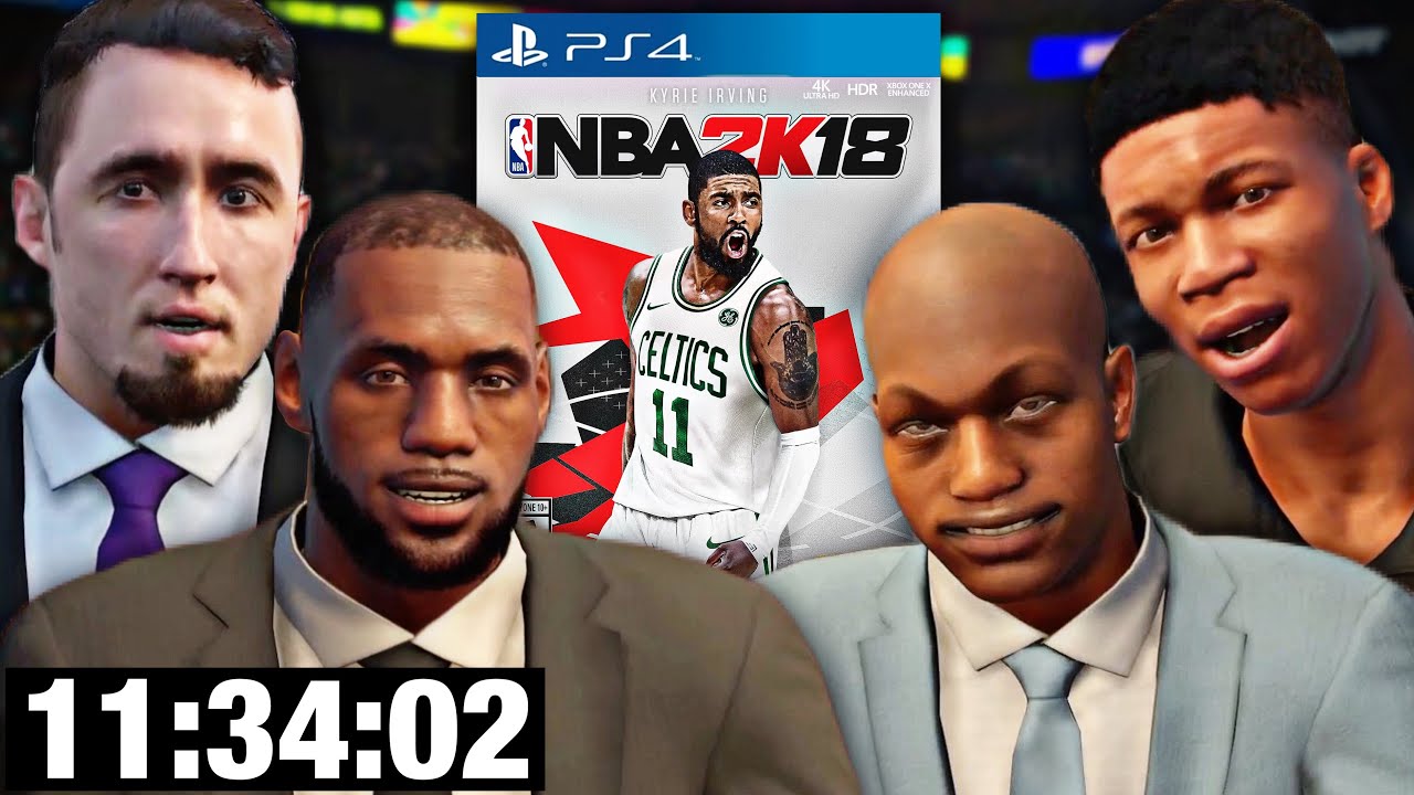 I played the entire NBA 2K18 MyGM Story in 1 video