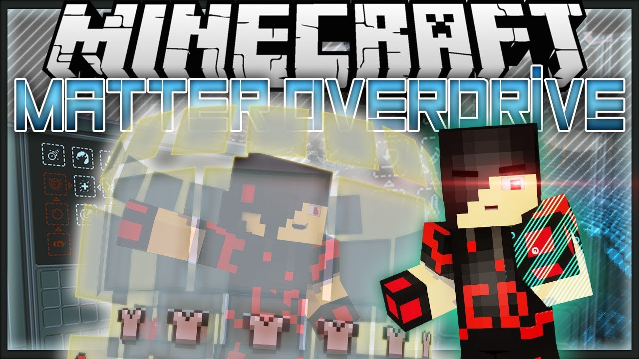 Minecraft: Mod Showcase - Matter Overdrive [ BECOME AN ANDROID AND.. SCIENCE ]
