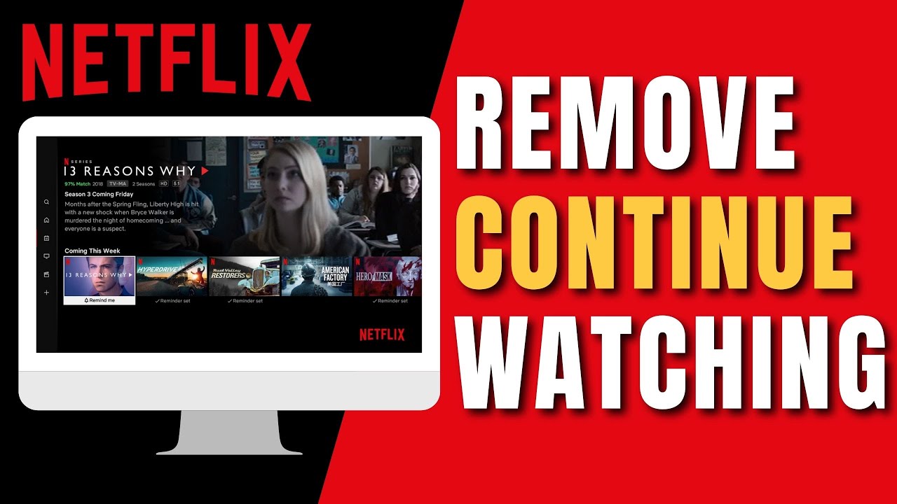 How To Remove Netflix Continue Watching On TV !