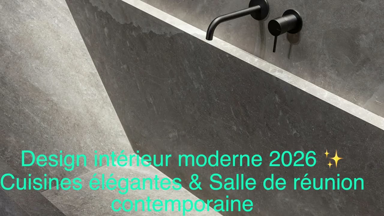 Design intérieur moderne 2026 ,Cuisines élégantes & Salle de réunion contemporaine
