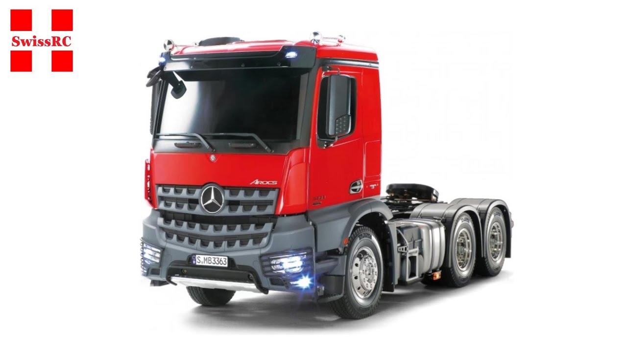 TAMIYA MERCEDES BENZ AROCS 3363 FULL OPTIONS UNBOXING & TESTING THE MULTI FUNCTION UNIT