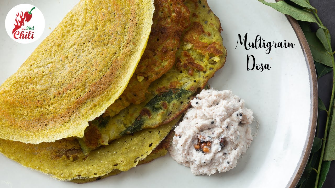 Healthy Breakfast Recipe | Multigrain Dosa | High Protein Rich Recipes | No Fermentation | ASMR