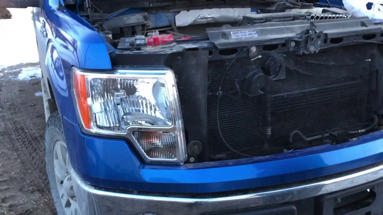 Changing headlight bulbs, 2012 F-150