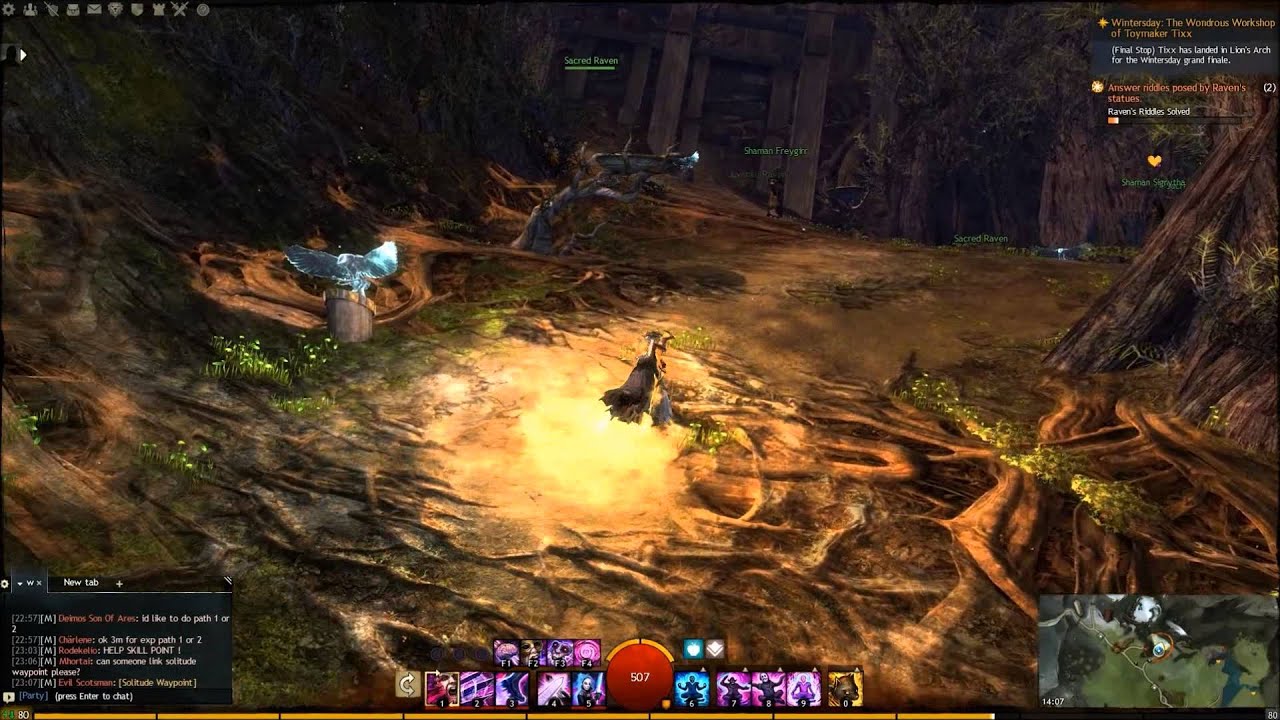 Guild Wars 2 Snowlord's Gate Vista Point (Wayfarer Foothills)