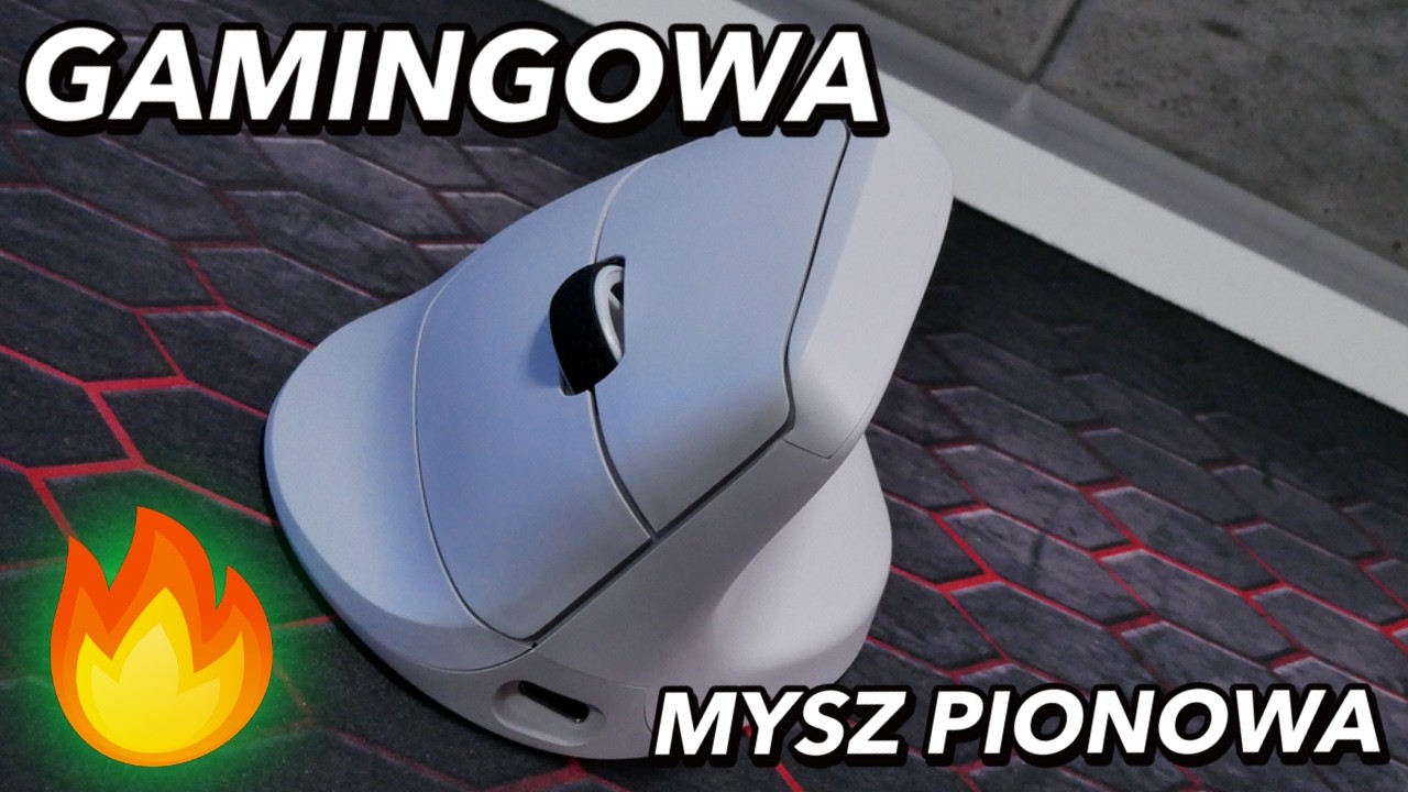 Wygodna myszka pionowa o gamingowych parametrach - Keychron M5 Wireless