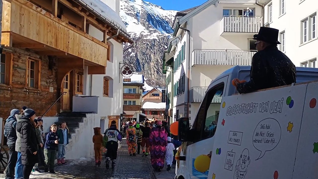 Andermatt Fasnacht  Carneval Switzerland 03.03.2025