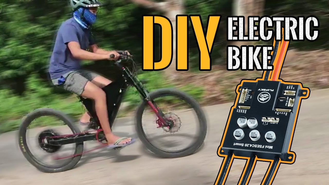 DIY Powerful Electric Mountain Bike with Mini Fsesc 4.20 Smart | Flipsky