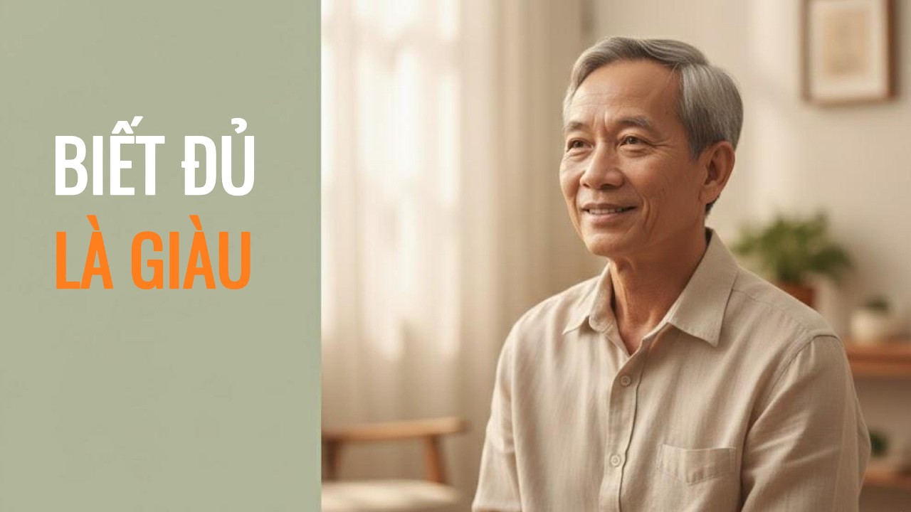 Sau 50 tuổi, biết đủ là giàu