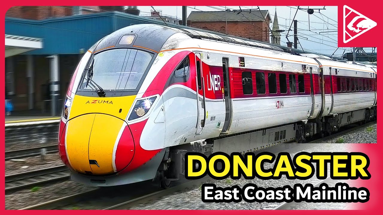 Trains at Doncaster (ECML) 01/04/2024