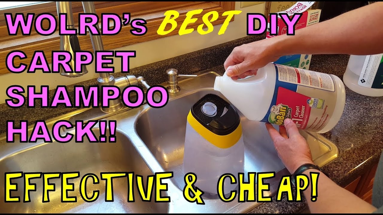 World's Best DIY Carpet Shampoo Hack (Cheap & Effective!)
