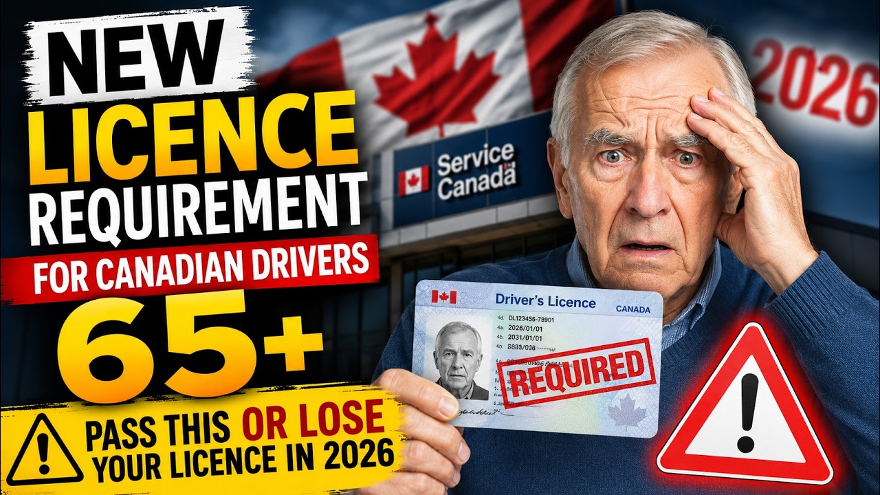 NEW LICENCE REQUIRMENT for Canadian Drivers 65+ &mdash; Pass This or Lose Your Licence in 2026