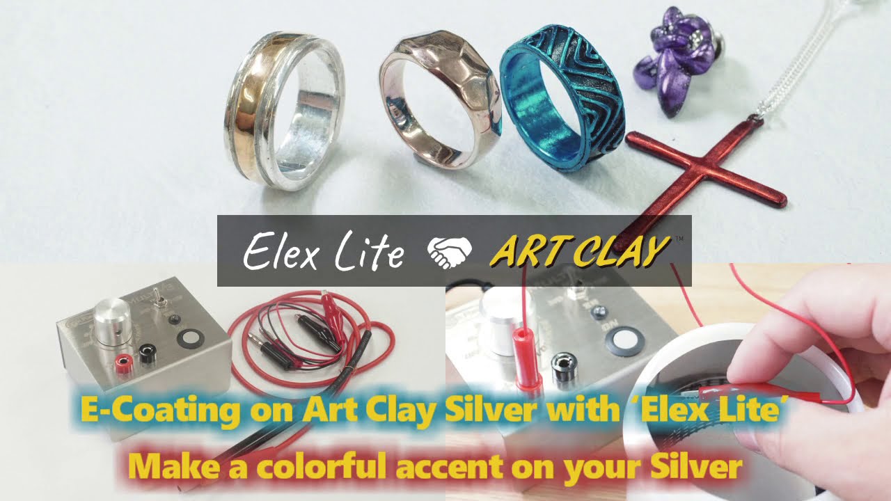 E-Coating on Art Clay Silver with ‘Elex Lite’