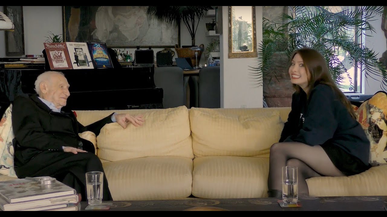 Mel Brooks talks Dating Tips, New Hulu Series, and Career Advice with Granddaughter Samantha