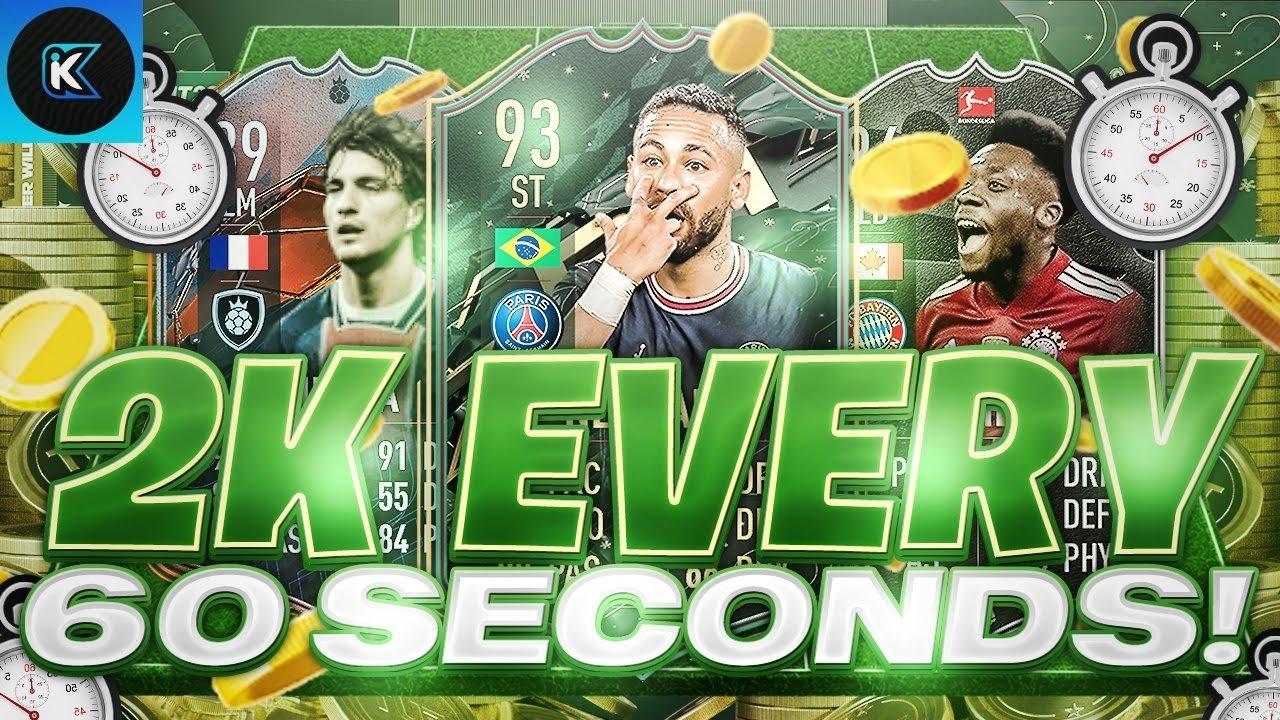 OMG! 2K EVERY 60 SECONDS FIFA 22 BEST TRADING METHOD (FIFA 22 SNIPING FILTERS & FLIPPING)