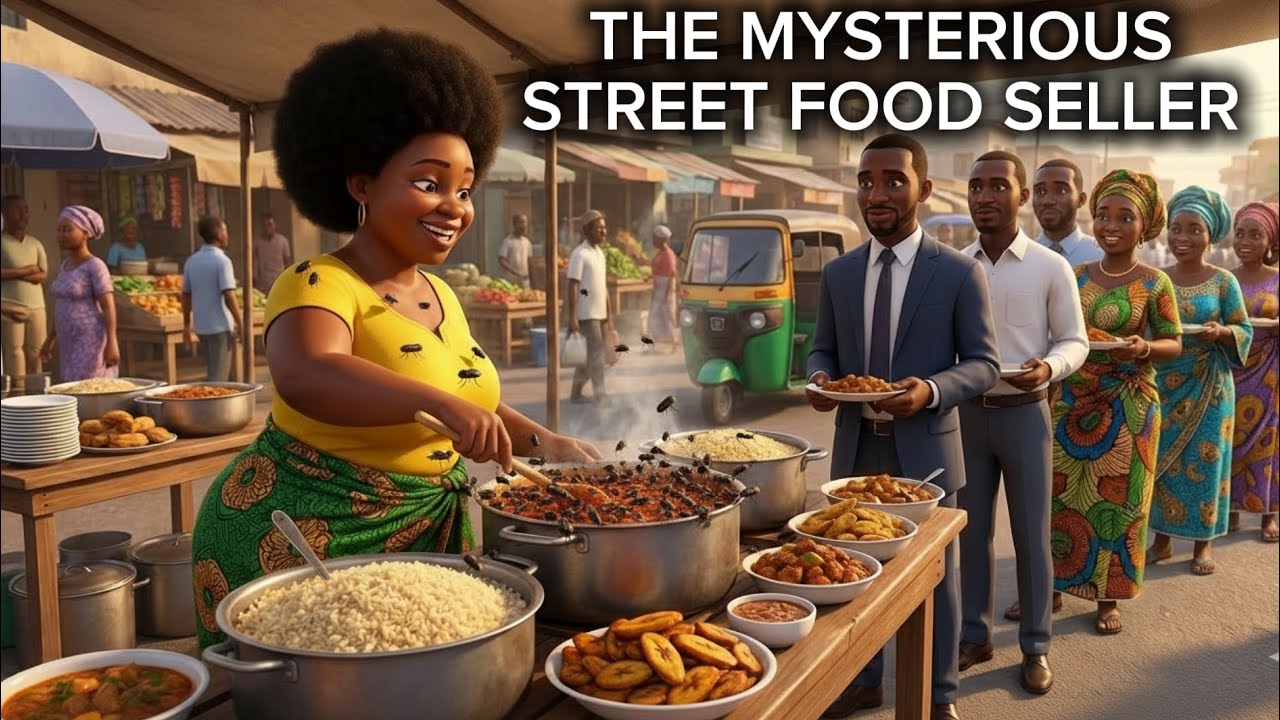 The Mysterious Street Food Seller #africanfolktales #nollywood 