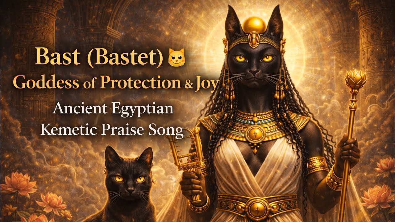 Bast (Bastet) 🐈 Goddess of Protection & Joy | Ancient Egyptian Kemetic Praise Song