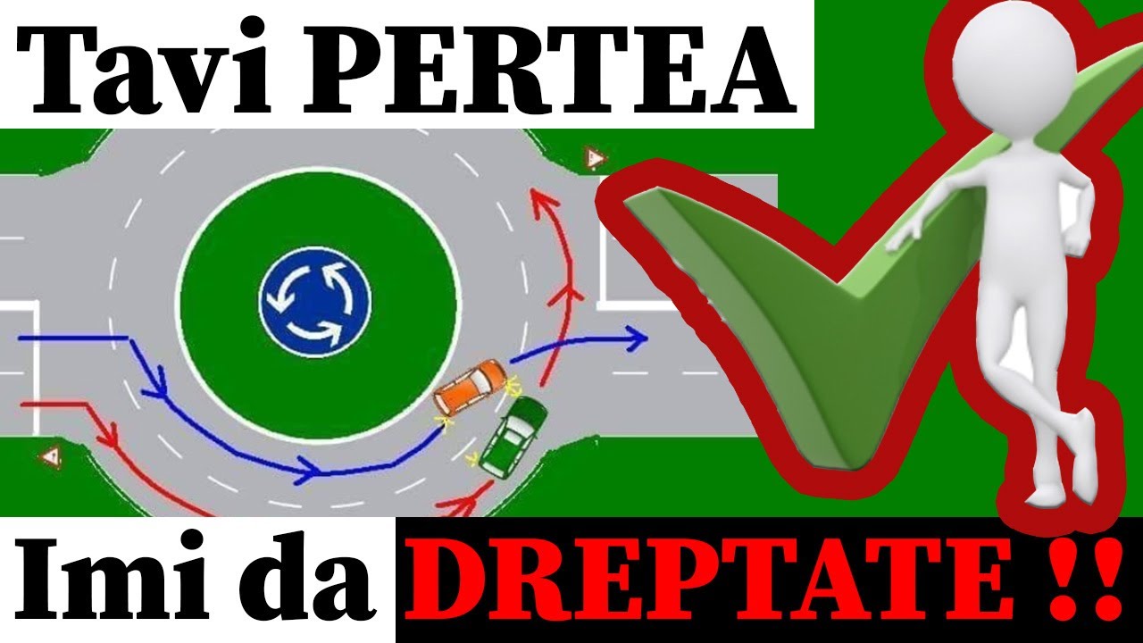 Circulatia in sensul GIRATORIU **Tavi Pertea imi da DREPTATE**