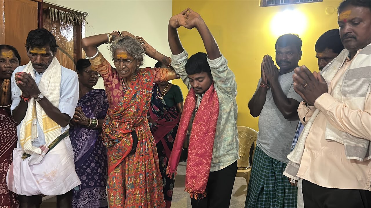 Yellamma mailala pooja Lingamaiah Kolupu at the behest of Cheruvugattu Lingaswamy