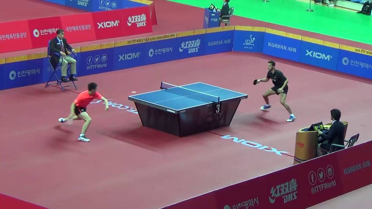 2016 ITTF Korea Open, Fang Bo  vs.  Tiago Apolonia