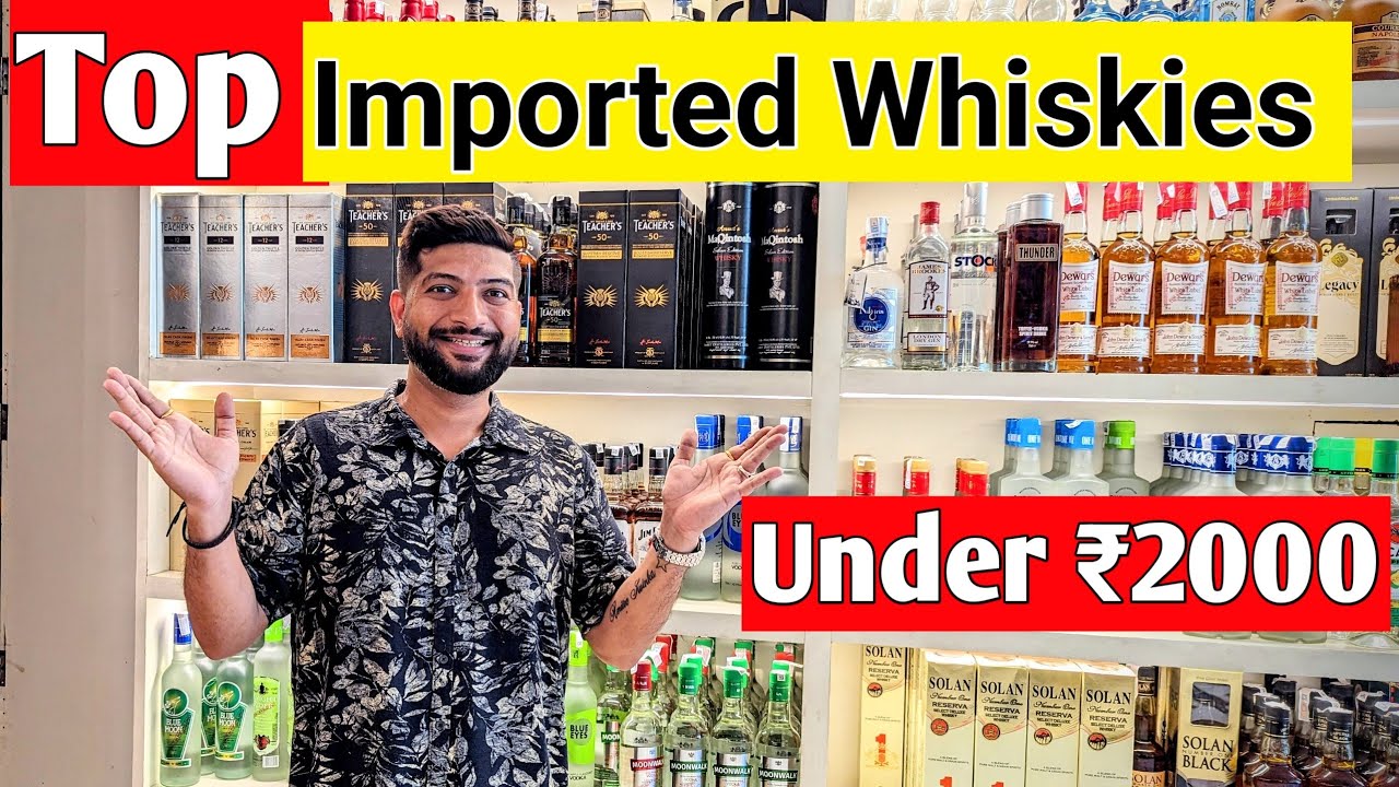 Top IMPORTED WHISKIES Under Rs.2000 | Ballantines, J&B Rare , Jameson | The Whiskeypedia