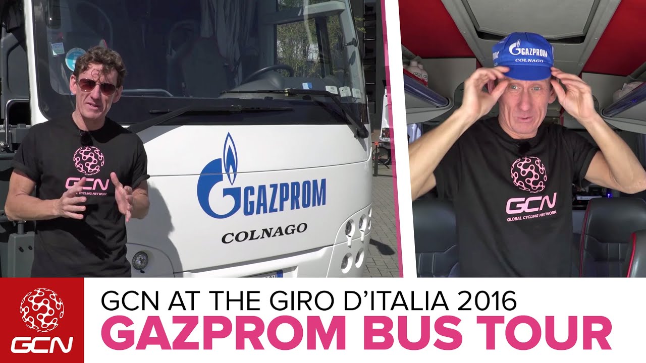 Gazprom-RusVelo Team Bus Tour | Giro D'Italia 2016