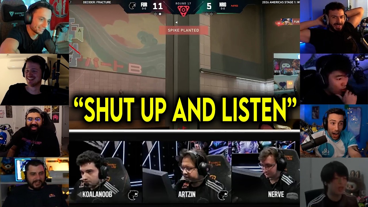 Valorant Streamers React To FURIA artzin Saying : 
