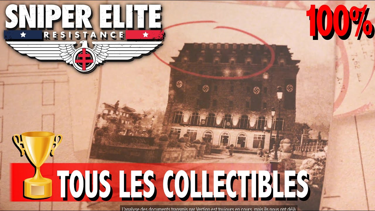 SABOTAGE DES SONDERZUGE   TOUS LES OBJETS SPÉCIAUX / COLLECTIBLES - SNIPER ELITE RESISTANCE