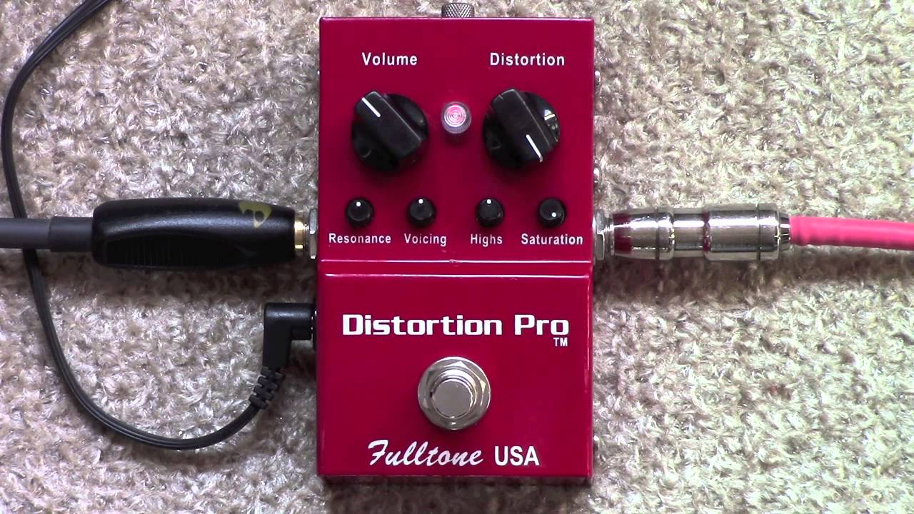 Fulltone Distortion Pro Distortion Pedal Demo