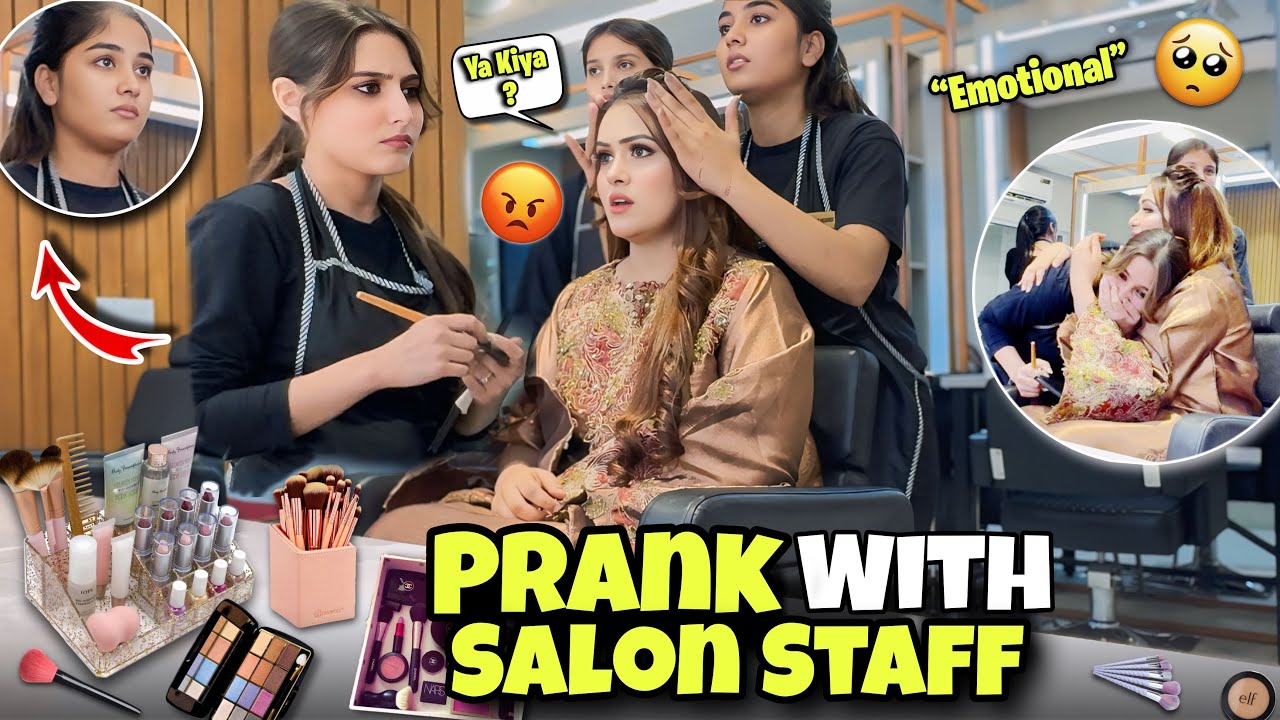 Salon K Staff K Sath Kia Prank || Sab Rony Lag Gaye || Sehar Hayyat || VLOG