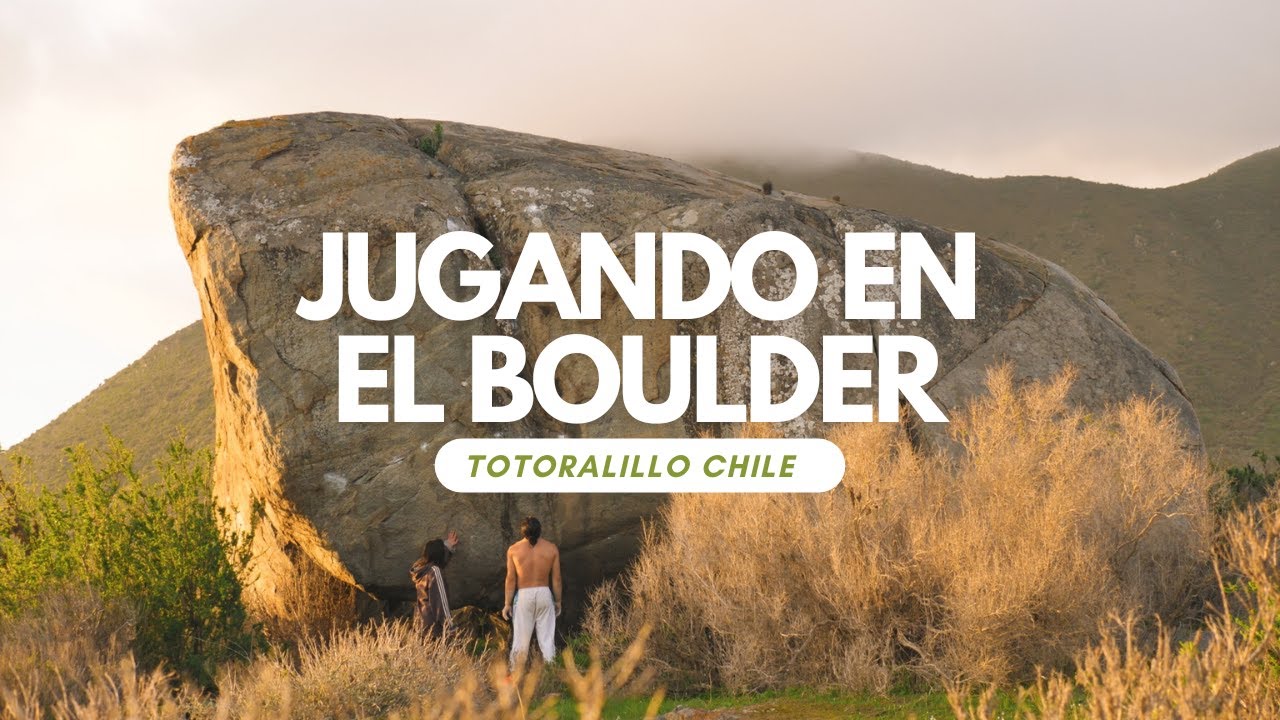 Antoine Hernandéz JUGANDO EN EL BOULDER | Totoralillo Boulder en Chile