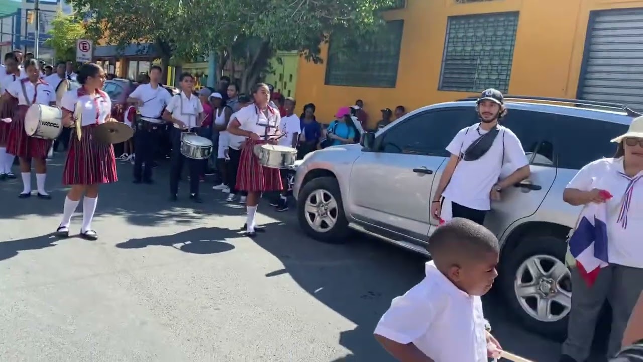 Colegio Cristo Rey en San Pedro de Macorís, 179 aniversario de la #independenciadominicana