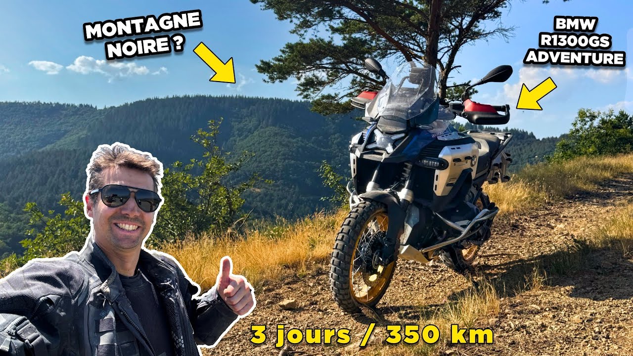 Ma première sortie offroad en BMW R1300 GS ADVENTURE ! La randonnée de la Montagne Noire Enduro Park