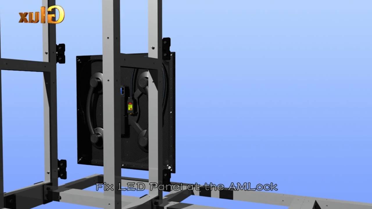 Rental LED screen standing installation method--Glux Visual Effects Tech