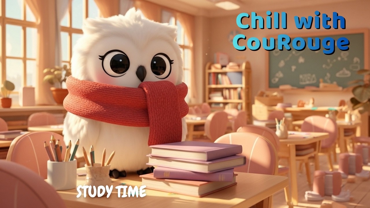 Study Time with CouRouge 📚 Calm Lofi Music to Focus & Stay Motivated