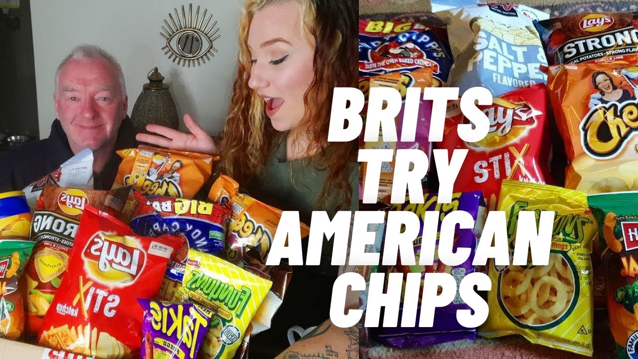 brits try American chips, trying American potato chips, trying American snacks, snack review| PART1