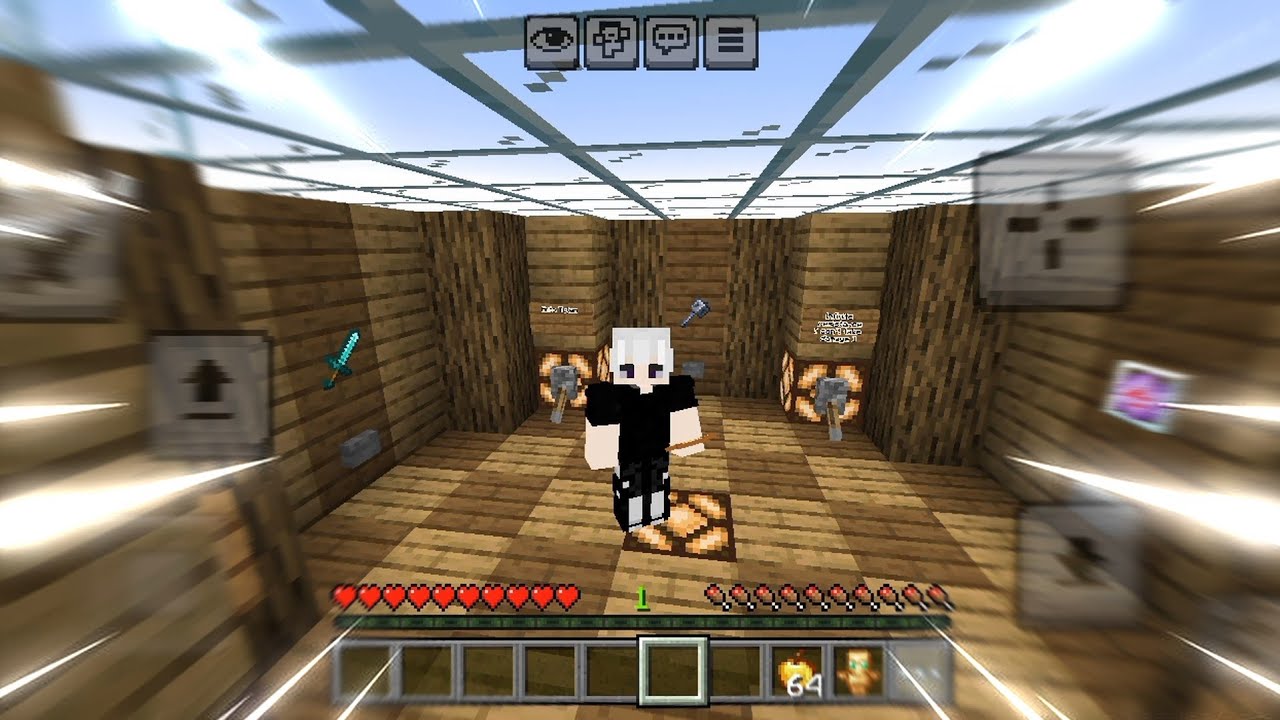Map PvP Practices With Bot in Minecraft | Minecraft bedrock map