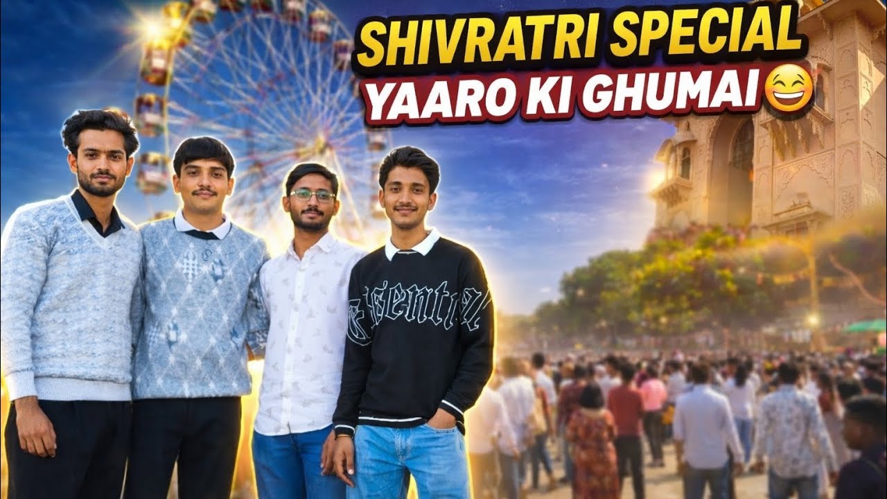 Shivratri Special 🕉️ Mandir Darshan + Yaaro Ke Sath Ghumai#hannuvlog #dailyvlog #support #trending 