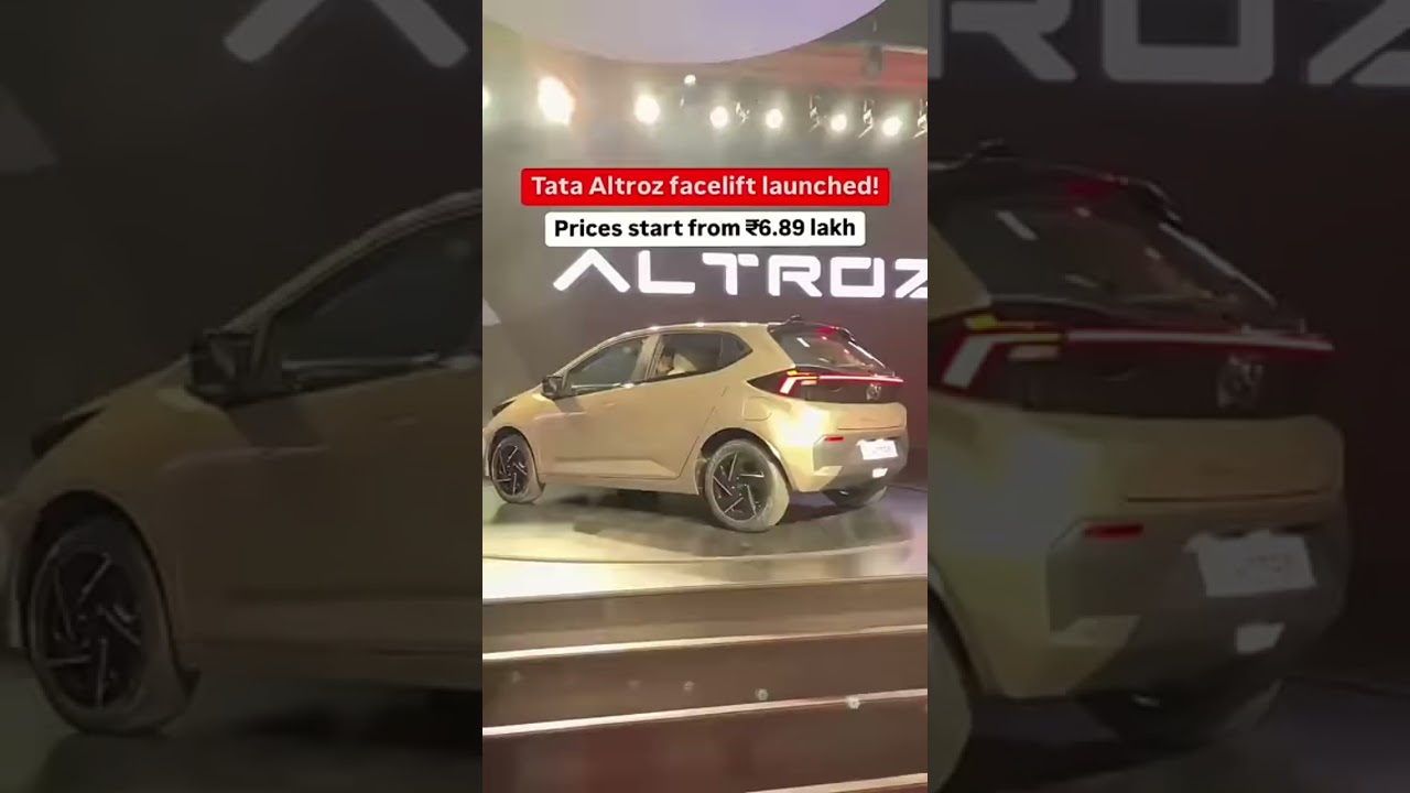 New altroz lauched only at 6.30 lakhs with new gst price book now