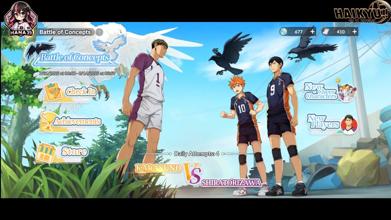 Battle of Concepts : Shiratorizawa Gakuen High #haikyuu #haikyuflyhighgame 